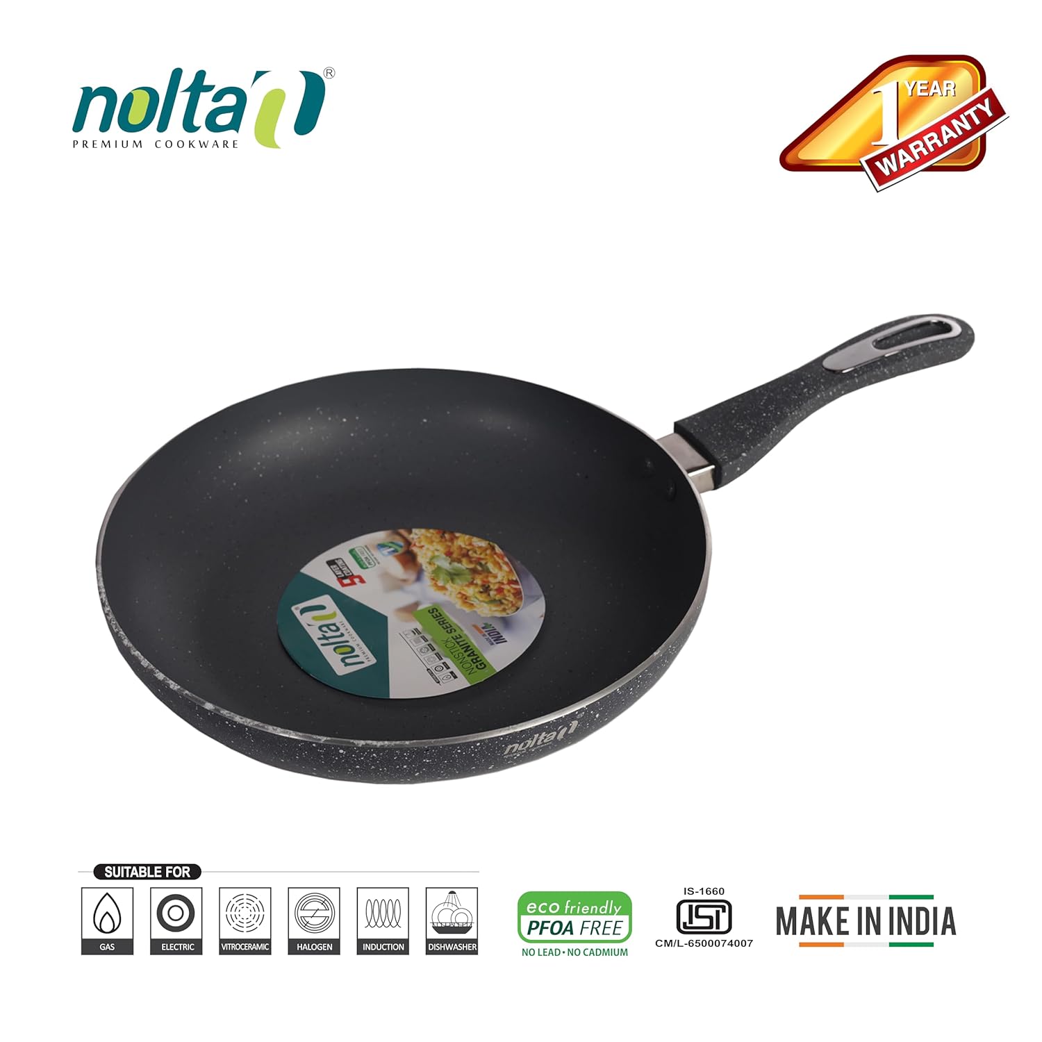 NOLTA N.AL.N/STK GRANITE FRY PAN-24 (398367)