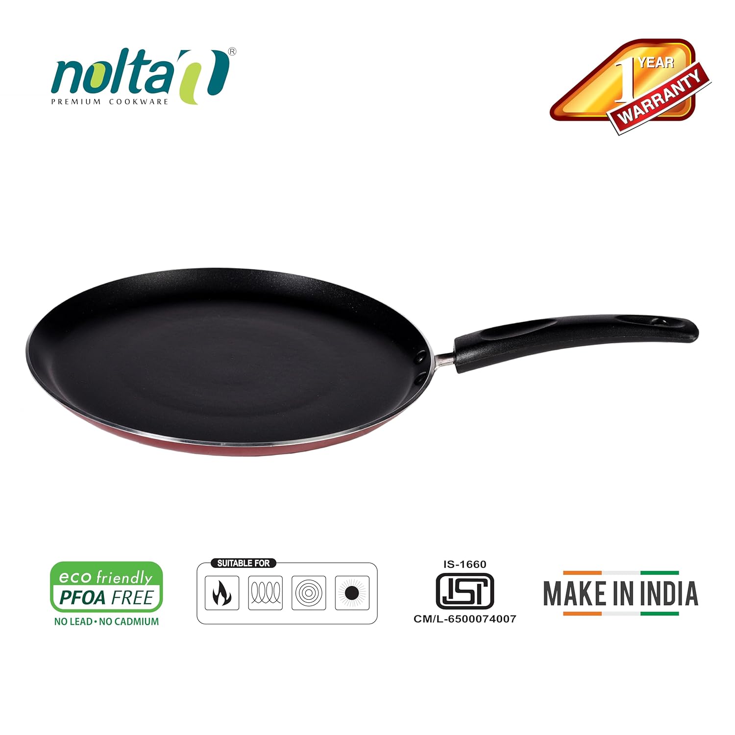 NOLTA POP.AL.N/S TAWA PAN 24CM LARGE (395120)