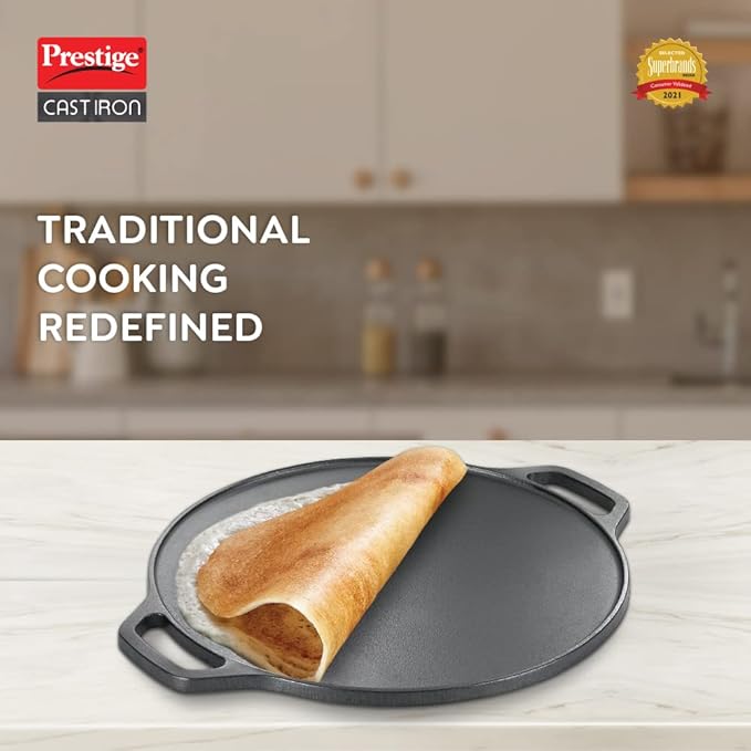 PRESTIGE N/SCASTIRON TAWA 300 DIA DOSA TAWA (30557)