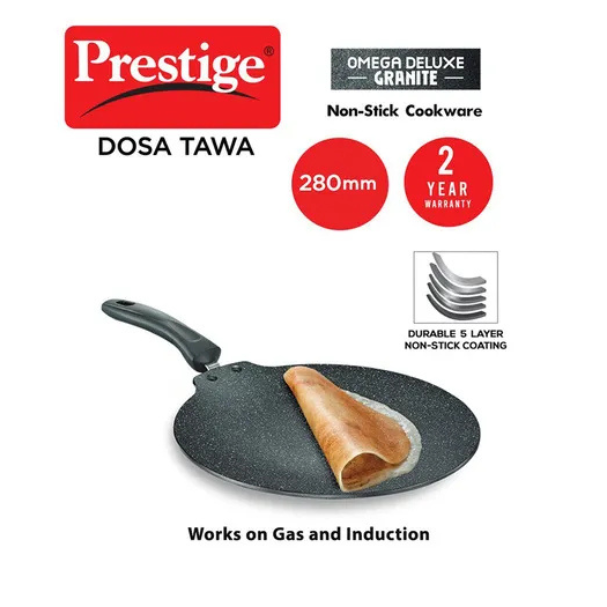 PRESTIGE N/S OMEG GRANITE DIA - 280 DOSA TAWA COOKWARE (36861)