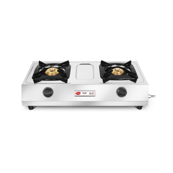 PIGEON LPG STOVE MAXIMA STAINLESS STEEL 2BR