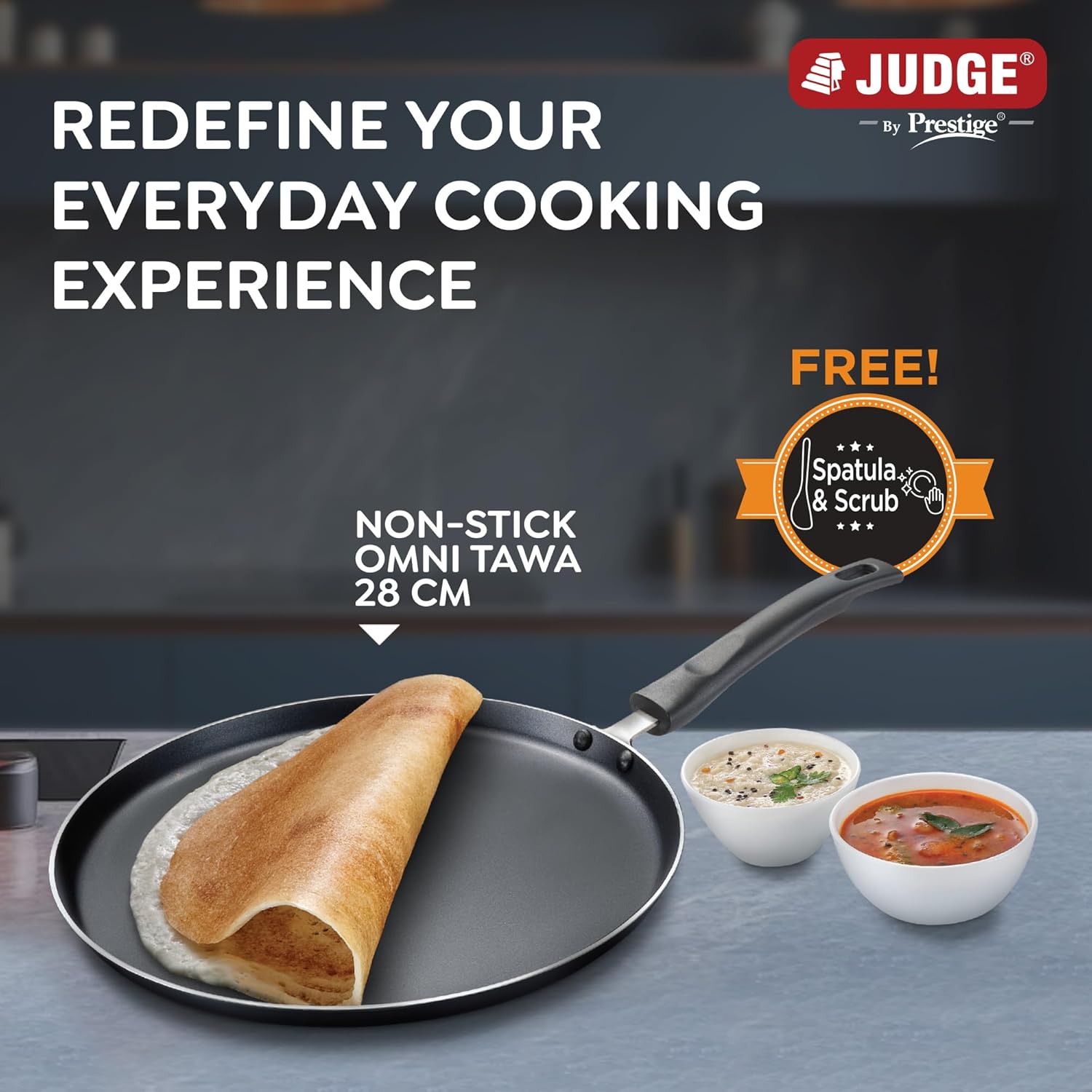 JUDGE PRESTIGE N/S COOKWARE  EVERYDAY 280 OMNI TAWA (37277)