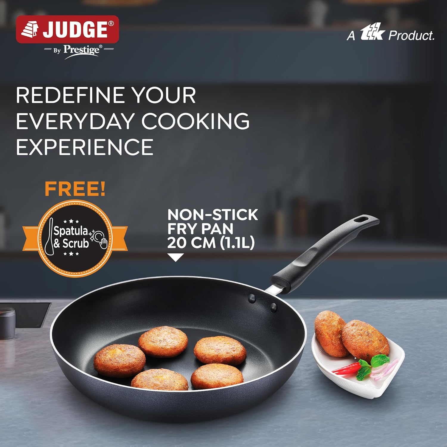 JUDGE PRESTIGE N/S COOKWARE EVERYDAY 200 FRY PAN (37279)