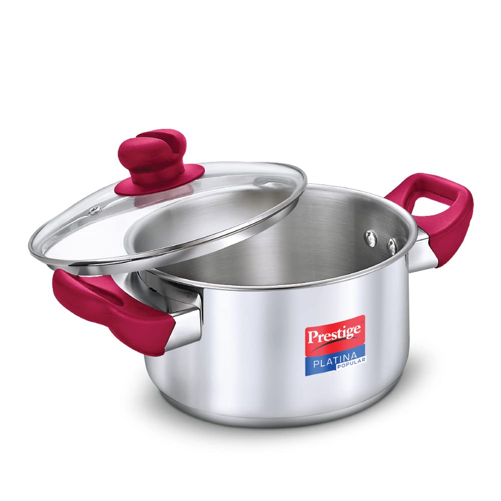 PRESTIGE SS PLATINA POP COOKEWARE CASSEROLE 200MM(36891)
