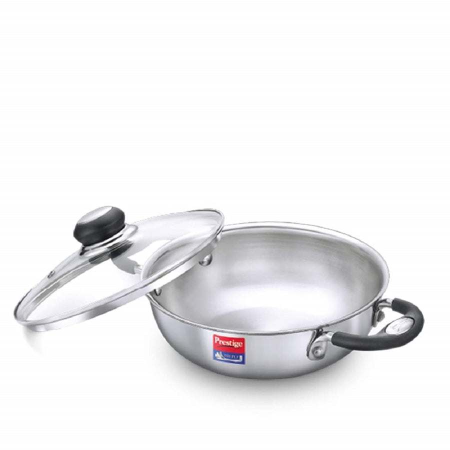 PRESTIGE N/S TRIPLY SPLENDOR COOKWARE KADAI 240mm (37424)