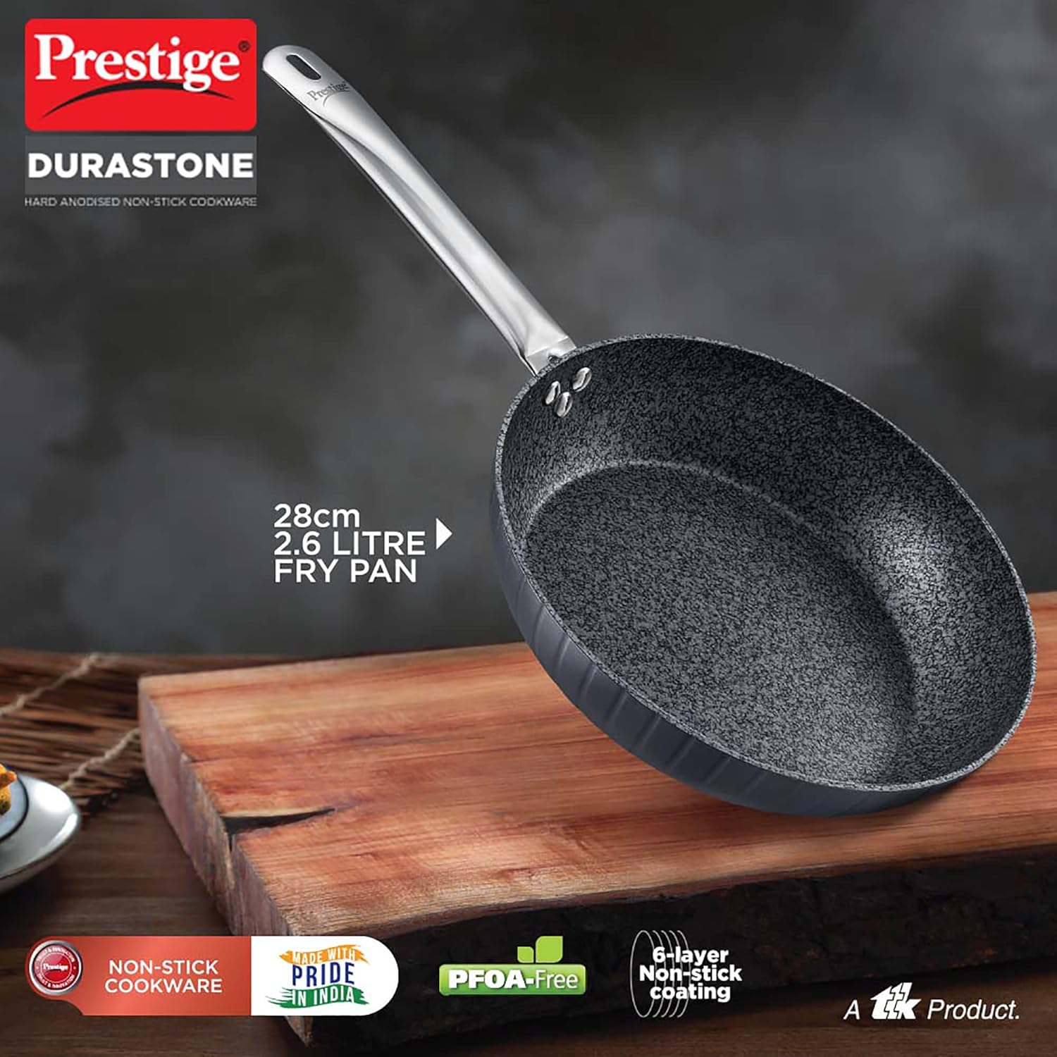 PRESTIGE NONSTICK DIA 280 FRYPAN HA WITH STONE FINISH (37575)