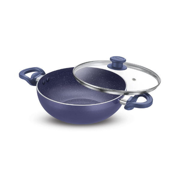 PRESTIGE N/S CERAGLIDE NSTK DEEP KADAI 28CM WGL BLUE (38261)
