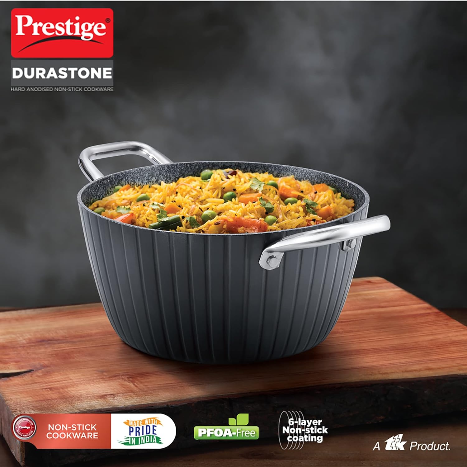 PRESTIGE DURASTONE DIA 240 CASSEROLE WGL HA NSTK (37580)
