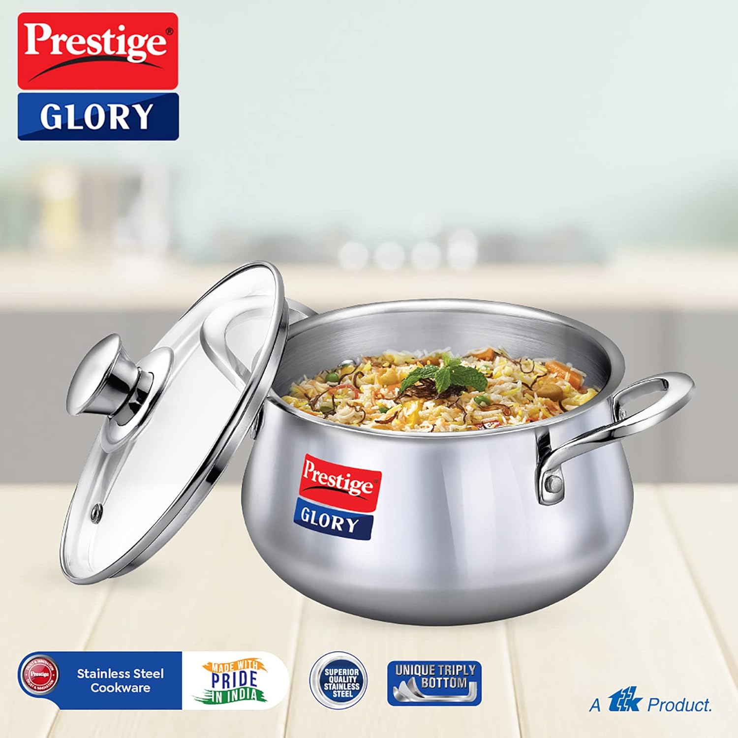 PRESTIGE SS PLATINA POP  (GLORY) COOKWARE HANDI 22cm (37524)