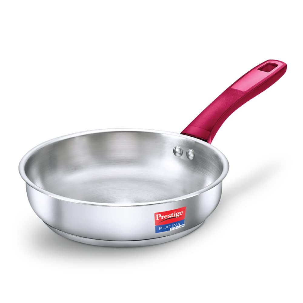 PRESTIGE SS PLATINA POP COOKEWARE FRY PAN 240MM(36879)