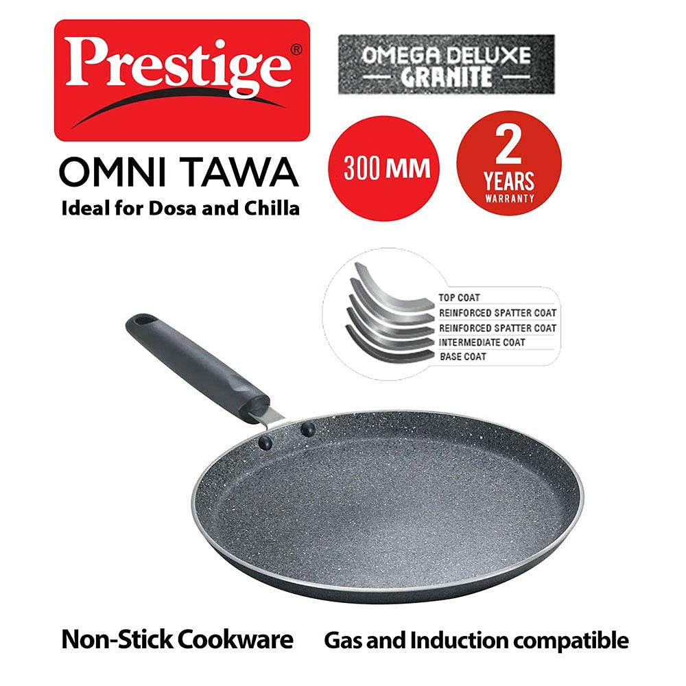 PRESTIGE N/S OMEG GRANITE DIA - 300 DOSA TAWA COKWARE (36862)