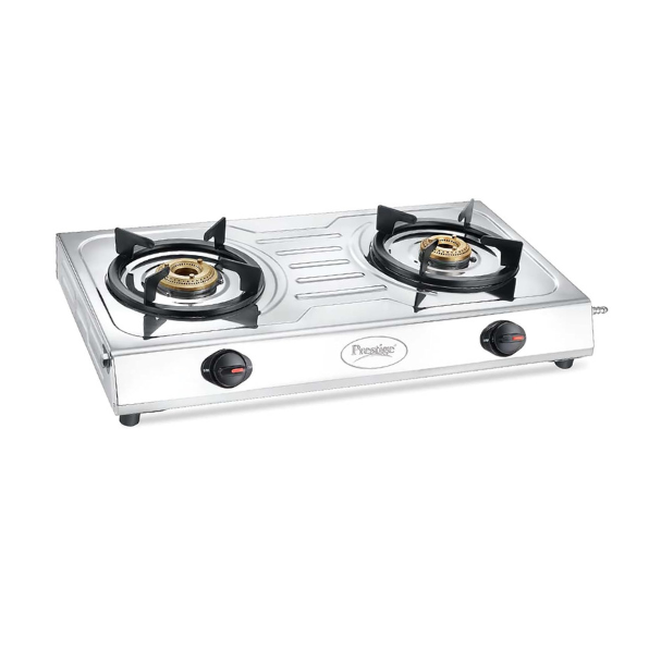 PRESTIGE LPG STOVE PRIME 2 BURNER SS GAS STOVE(40098)