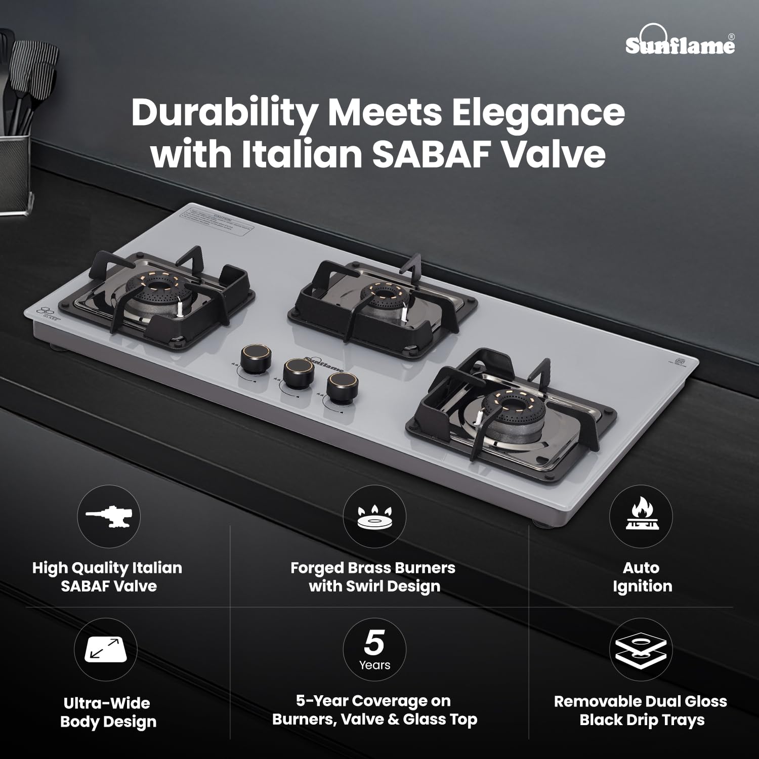 SUNFLAME HOB TOP SHA 380 AGS ALPHUS