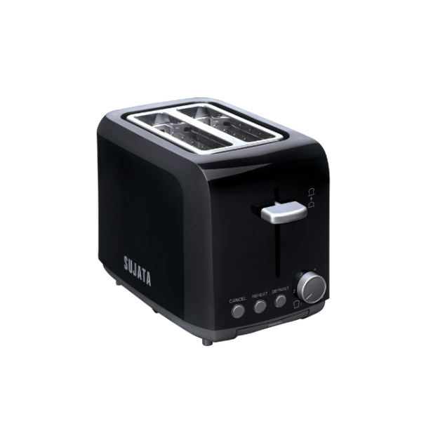 SUJATHA TOASTER PT 01-BLACK 2 SLICES (5.4"*1.30"*5.0") 830W