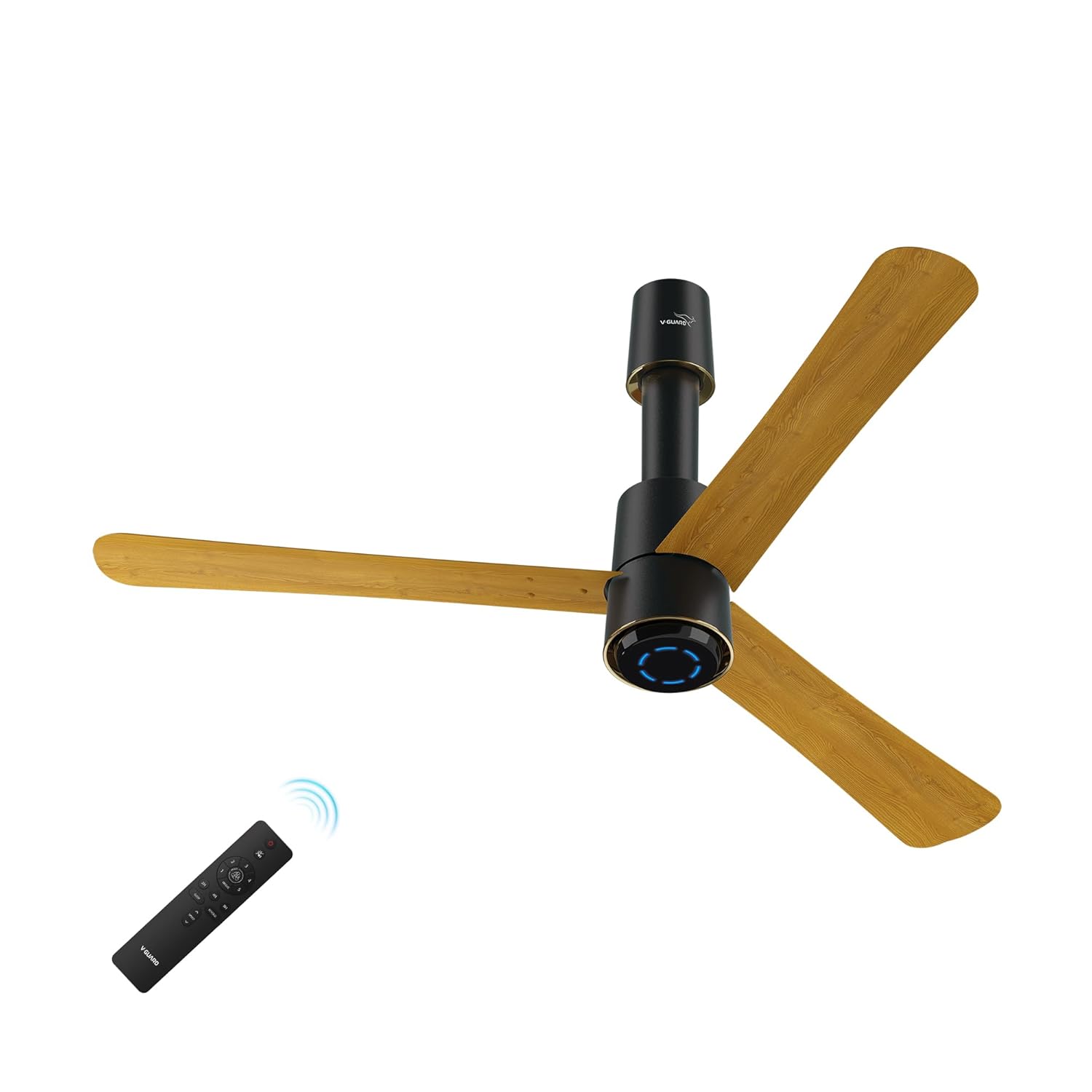 V GUARD C/F INSIGHT- G HS BLDC CHOCO GOLD WOOD