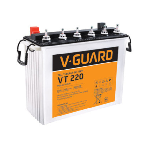 V GUARD INVERTER BATTERY VT 220 205AH