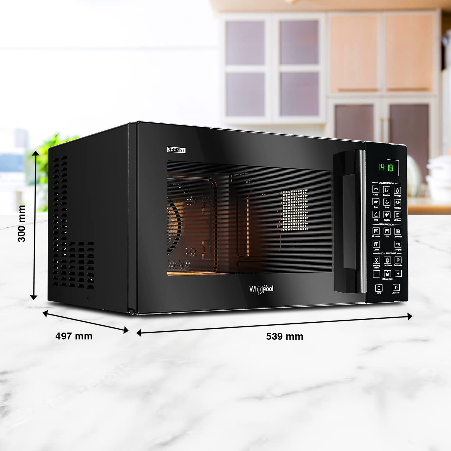 WHIRLPOOL MW MAGICOOK PRO 31CES BLACK (50056)